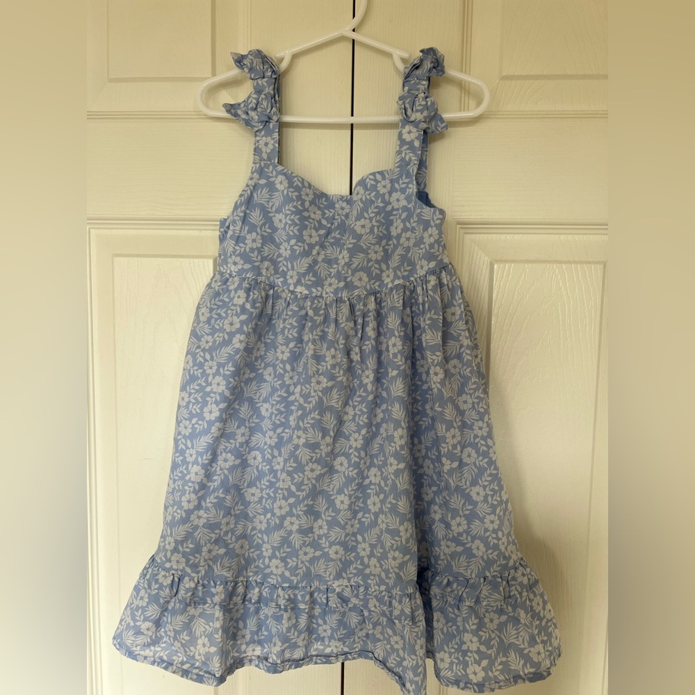 Floral Blue Kids Dress Janie and Jack
